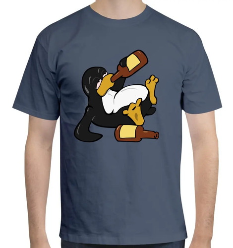 Playera Tux Mareado Linux - Linuxeros - Geeks | MercadoLibre