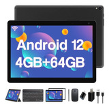 Tablet Android De 10 Pulgadas Con Teclado, Tableta