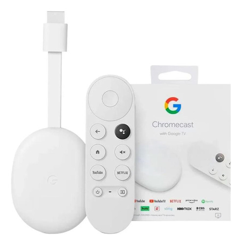 Google Chromecast 4 Geração Original Tv Hd Voz