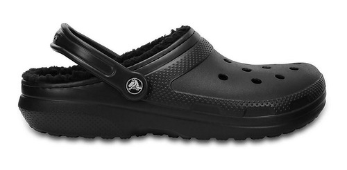 Crocs Classic Lined Clog Corderito Adulto Negra Original