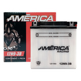 Bateria America Moto 12v 9 Amperes Motobateria 12n9-3b