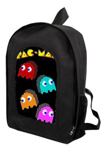 Mochila Clásica - Pacman - Gamer/comic/ceries/anime