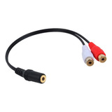 Axgear Cable Convertidor De Audio Hembra A Rca Hembra De 0..