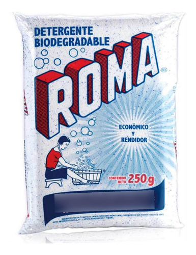 Detergente Roma Multiusos En Polvo 1 Bolsa De 250 Gr