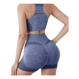 Conjunto Academia Feminino Fitnes Top Levanta Empina Bumbum 