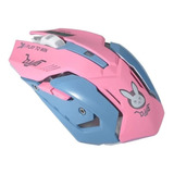Mouse Gamer Diseño Overwatch Inalambrico Recargable 2.4g