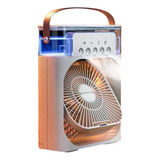 Ventilador Umidificador E Refrigerador De Ar Portátil C/ Led