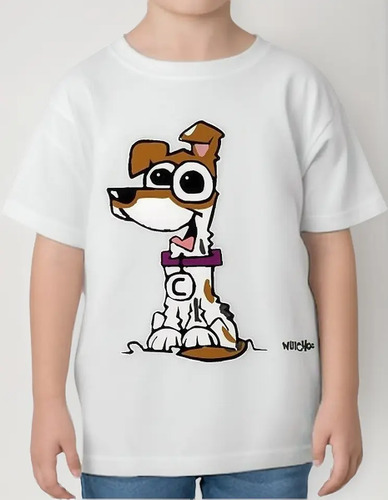 Playera Infantil Jack Russell Canicaturas By Wuicho 2022