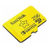 Memoria Micro Sd Nintendo Switch Uhs-i Sandisk Sdsqxao 256gb