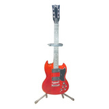 Guitarra Electrica Creep Modelo Sg Roja, Pastillas Humbucker