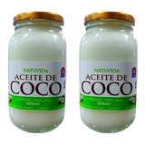 Aceite De Coco 500ml 2 Unidades - L a $83