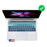 Protector Cubre Teclado Esp Macbook 16 Verde D 2019