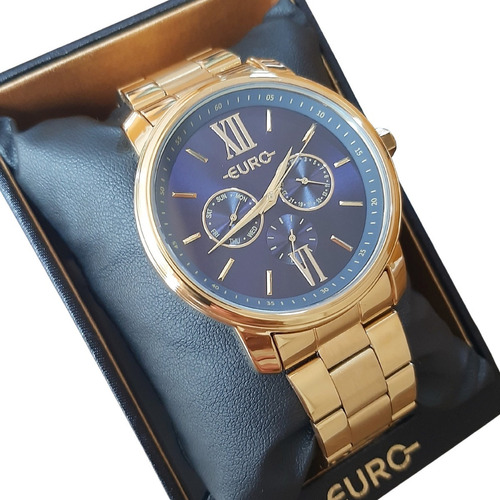 Relógio Euro Feminino Grande De Luxo Lanaçmento Top Barato 