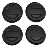 4 Tapacubos Negros Para Rueda Compatible Con Polaris Rzr Xp