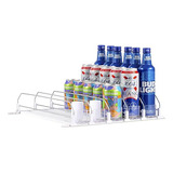 Dispensador Para Botellas, 5 Filas, 38cm De Profundo, Blanco