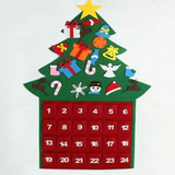 Calendario De Regalo De Navidad De Fieltro Para Colgar