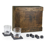 Tiempo  Whisky Box Set De Regalo Con Servicio De Picnic Para