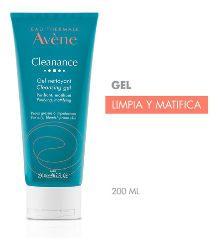 Avene Cleanance Gel Limpiador X 200 Ml