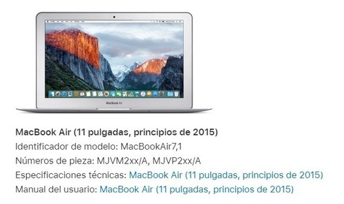 Macbook Air (11 Pulgadas)