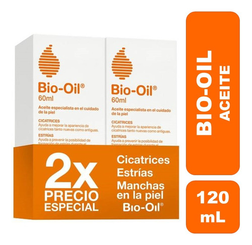 Bio-oil Aceite Estrías 60ml X2 - mL a $416