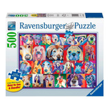 Rompecabezas Ravensburger 500 Piezas Xl Perritos 80x60cm