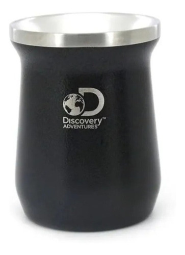 Mate Térmico Clásico Discovery Bi Capa Acero Inox + Bombilla