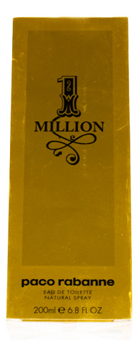 Paco Rabanne 1 Million Edt 200ml Para Masculino