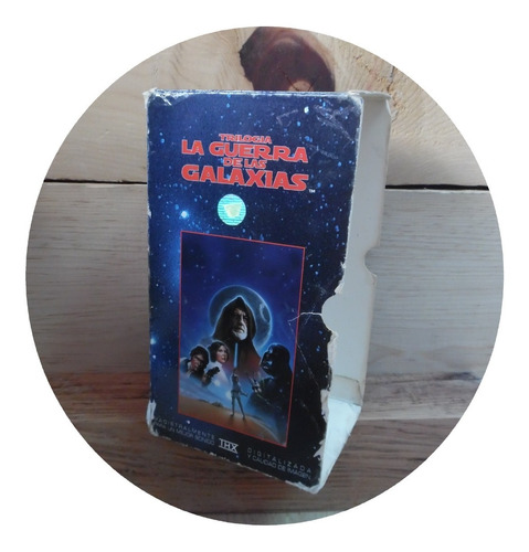 Caja De Películas Vhs De Trilogía Star Wars Vacía