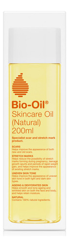 Bio Oil Skincare Natural Cicatrices Estrias Manchas X 200 Ml