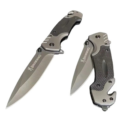 Navaja Táctica Browning Fa46 Titanio Supervivencia Semiautomática | Meses sin interés