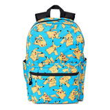 Pokemon Pikachu All Over Print 16 Pulgada Backpack
