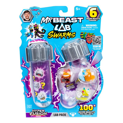 Mrbeast Lab Pack Swarms Con 6 Micro Beasts Serie 3 Hyper | Envío gratis