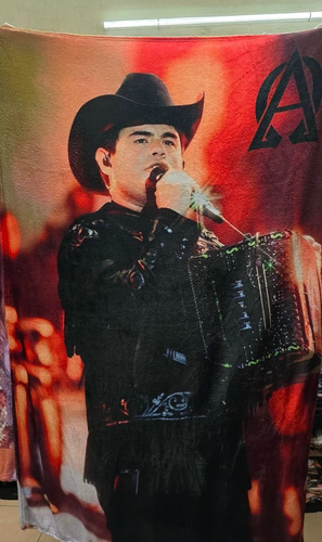 Cobija Frazada Alfredo Olivas Cantante Corridos Ultra Suave