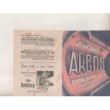 Antiguo Programa Cine * Argos * Año 1951 F. Lacroze 3455
