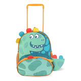 Mochila Escolar Meninos Infantil Passeio Rodinha Dinossauro