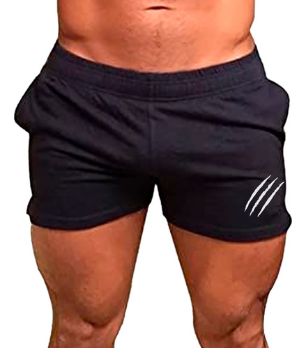 Short Bermuda Curto Academia Masculino Treino Gym Cores