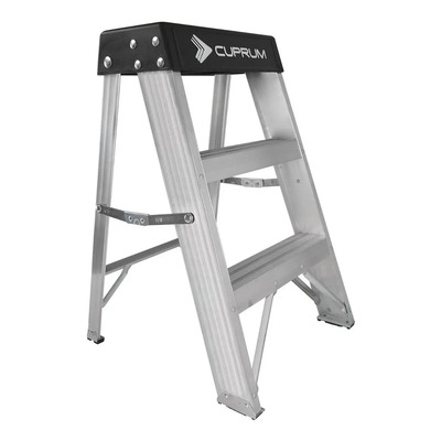 Escalera Tijera Cuprum C-2012-02n Aluminio (225kgs) | Envío gratis