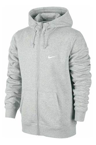 Chamarra Hoodies Nike Swoosh Gris ( Xl )