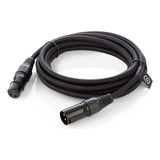 Cable Para Micrófono Elgato Conector Xlr, Largo De 3 M Negro