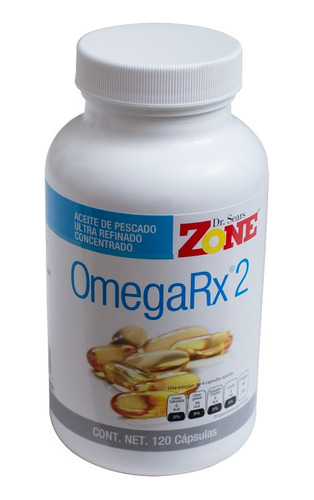 Dr. Sears Zone Omegarx 2 Aceite Purificado 120 Capsulas