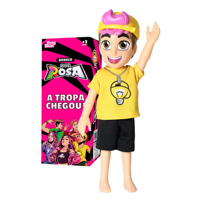 Boneco Dos Rosa Leozin 26cm Articulado Original Novabrink | Frete grátis