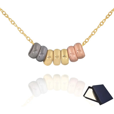 Dije Semanario Gargantilla Con Cadena Oro 10k Kilates 3 Oros 45cm Florentino 10K Mujer Cadena Oro 10 Kilates Regalo Novia Joyería Fina Medalla Oro Italiano Aritos De La Suerte 10k Italy 10 Quilates | Envío gratis