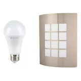 Kit Arbotante Deco + Lámpara Led, Luz Cálida, 46593, 47390