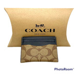 Coach Tarjetero 100% Piel Original