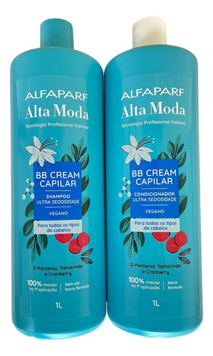 Alfaparf Shampoo E Condicionador Bb Cream Alta Moda 1 L