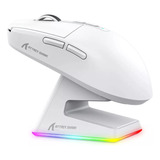 Mouse Leve Para Jogos Sem Fio Attack Shark X6 - Branco