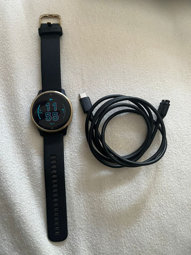 Smartwatch Garmin Venu Venu 1.2  Negro Dorado - Impecable