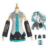 Traje Oficial De Hatsune Miku, Disfraz De Cosplay De Miku