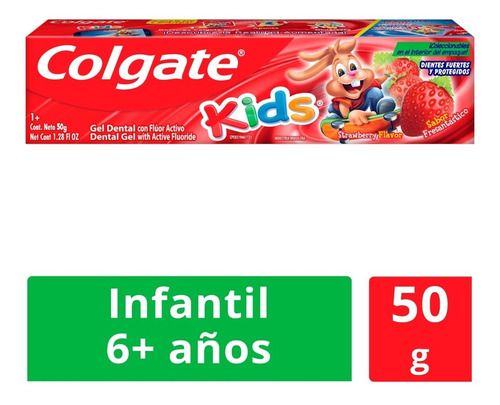 Gel Dental Colgate Kids Con Fluor Sabores Surtidos - 50gr