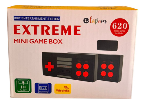 Unboxing Console Extreme Mini Game Box 620 Jogos 2 Controles